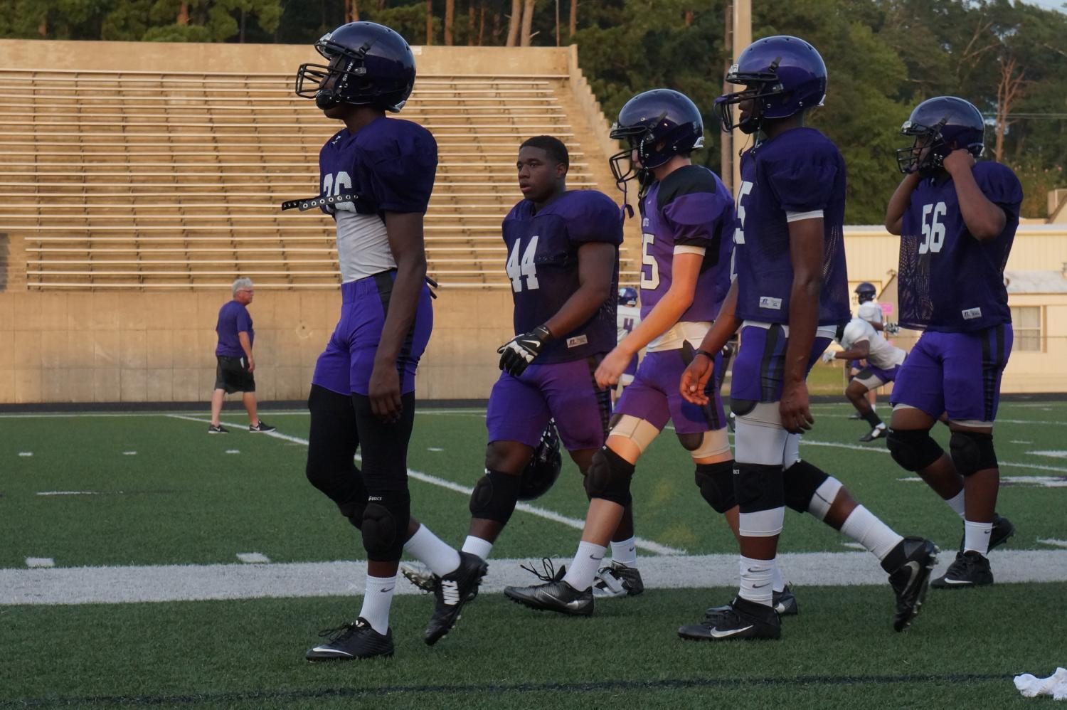 EHS players participated in the Wildcat Purple and White Game on Aug. 18.