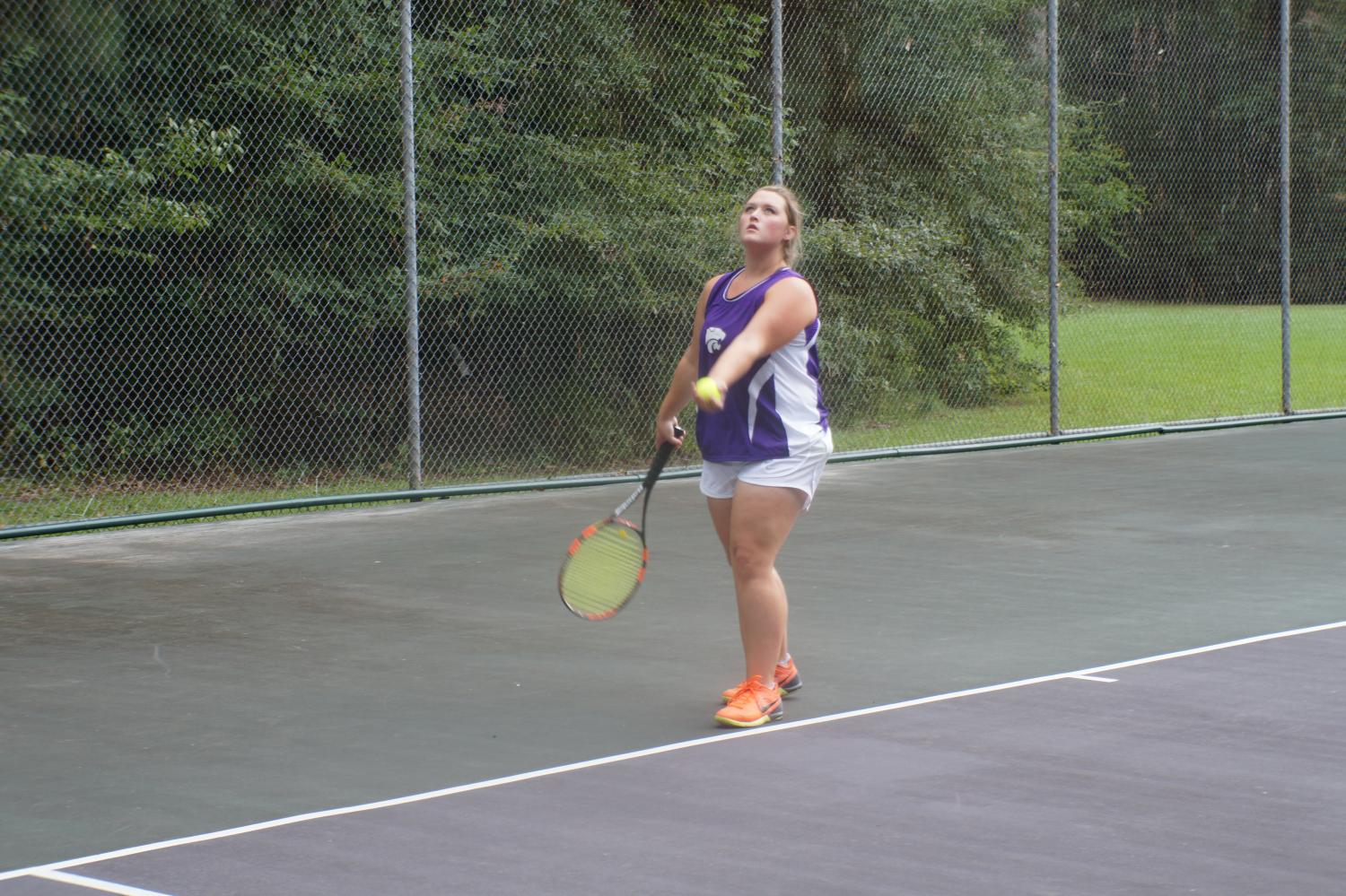 EHS Tennis Cats earn victory over Arkansas High