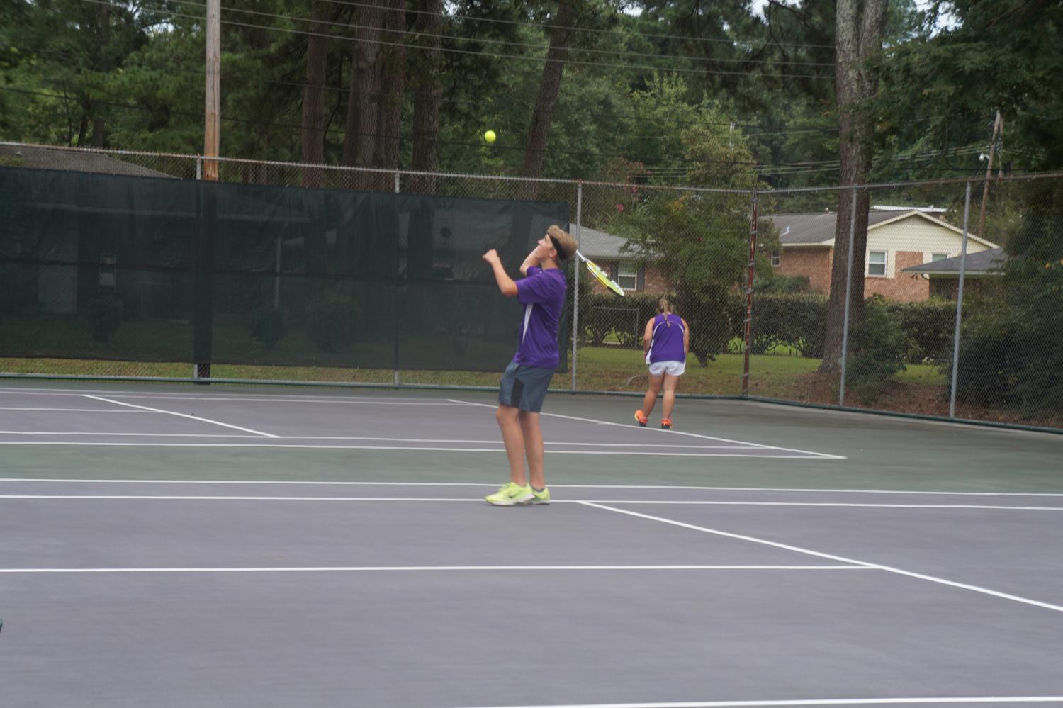 EHS Tennis Cats earn victory over Arkansas High