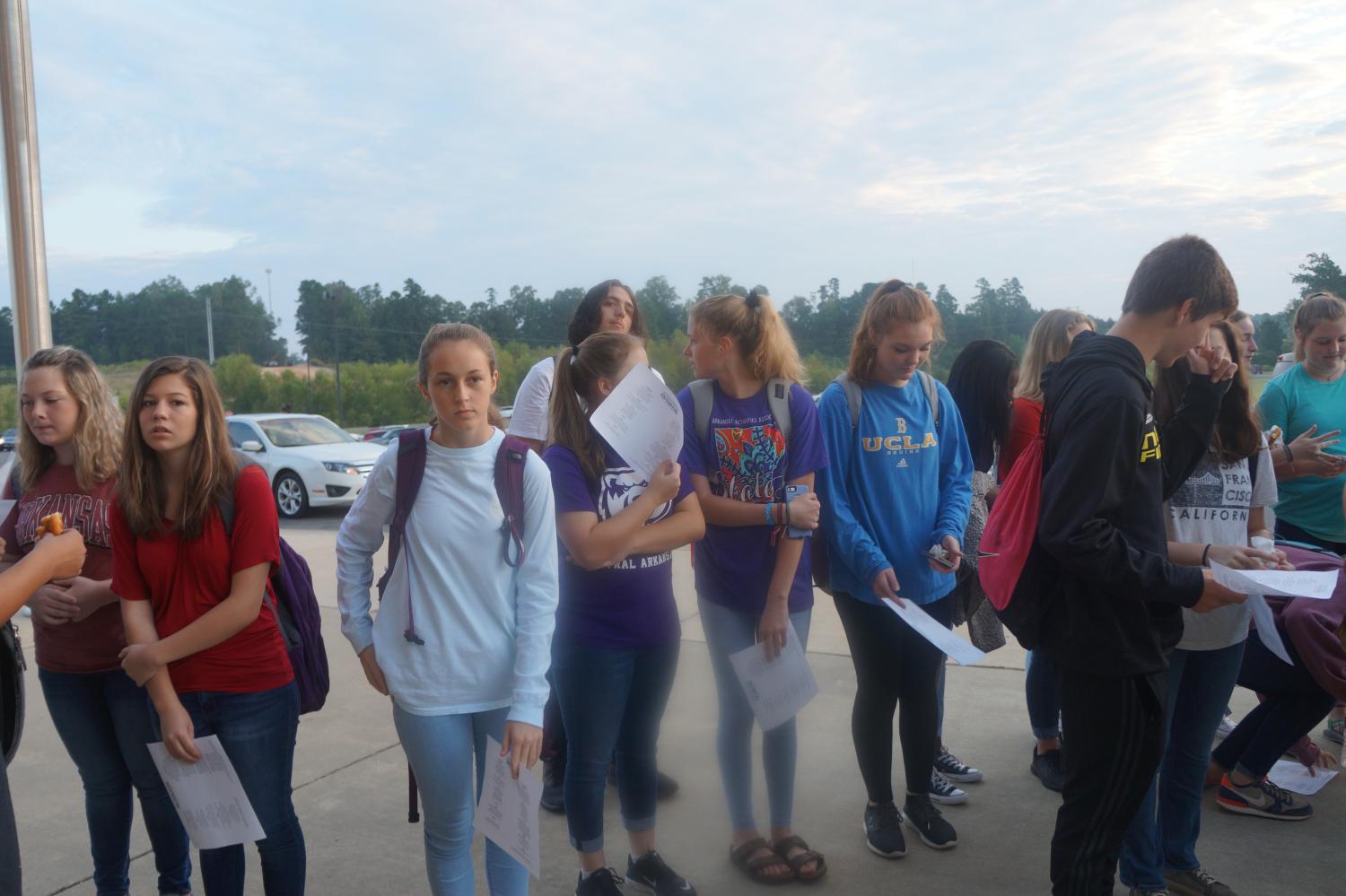 Students gather for See You at the Pole