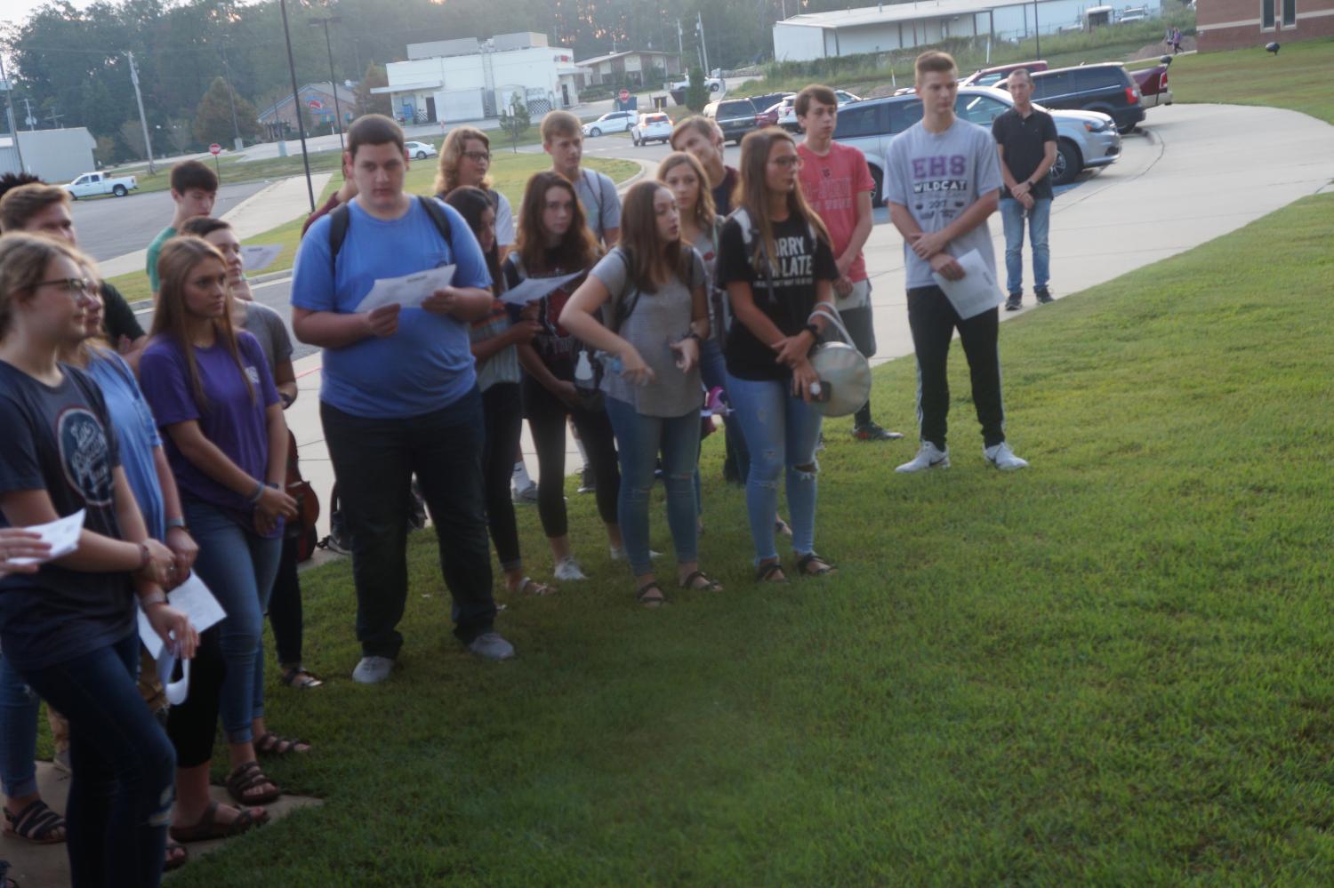 Students gather for See You at the Pole