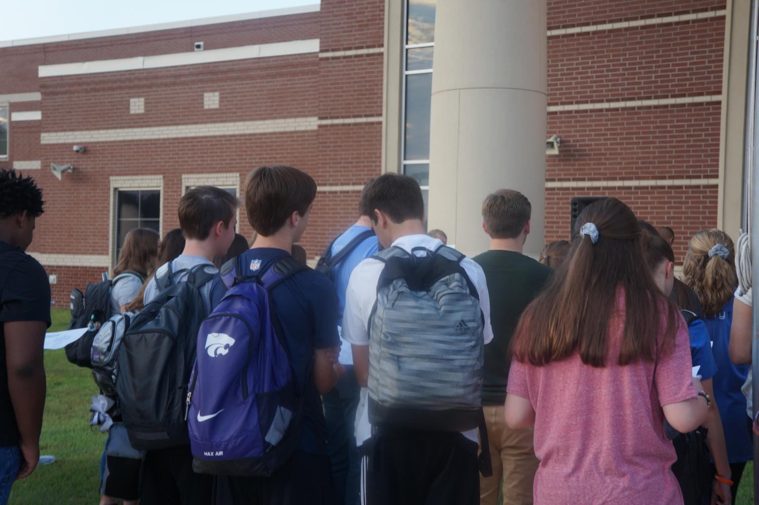 Students gather for See You at the Pole