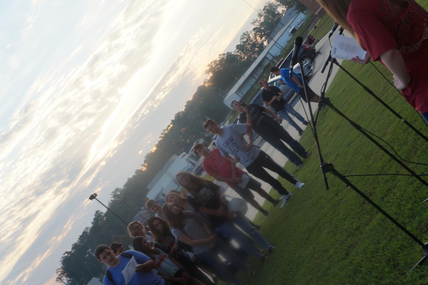 Students gather for See You at the Pole