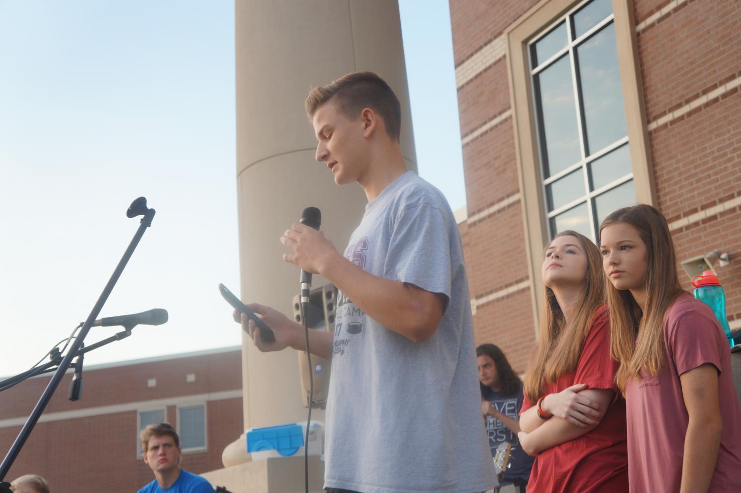 Students gather for See You at the Pole