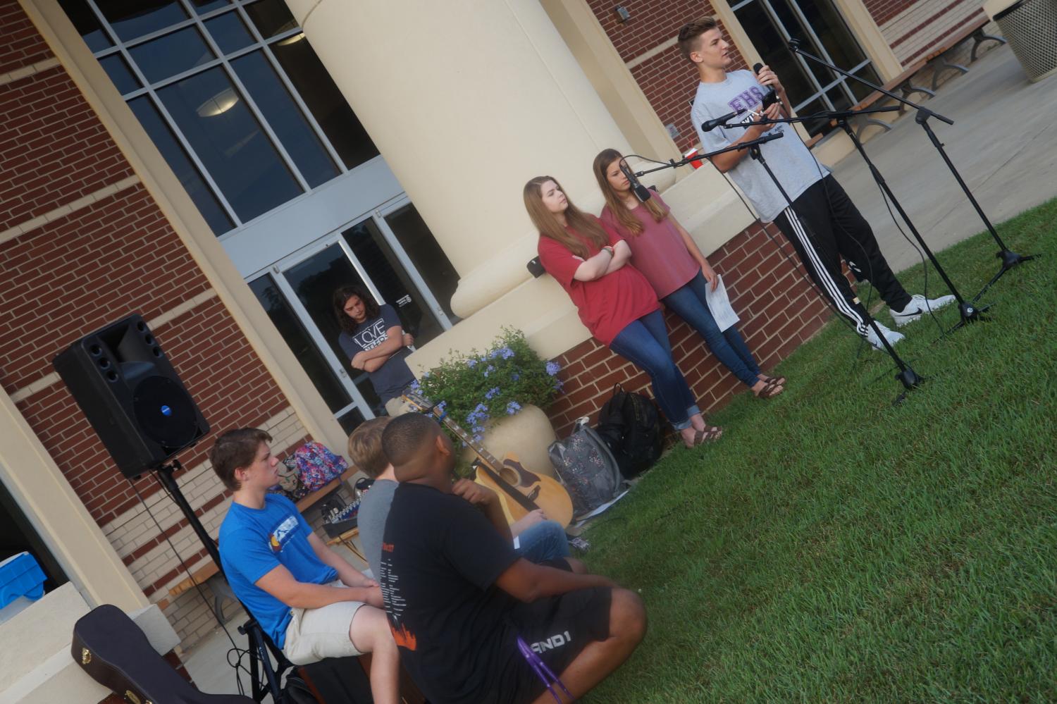 Students gather for See You at the Pole