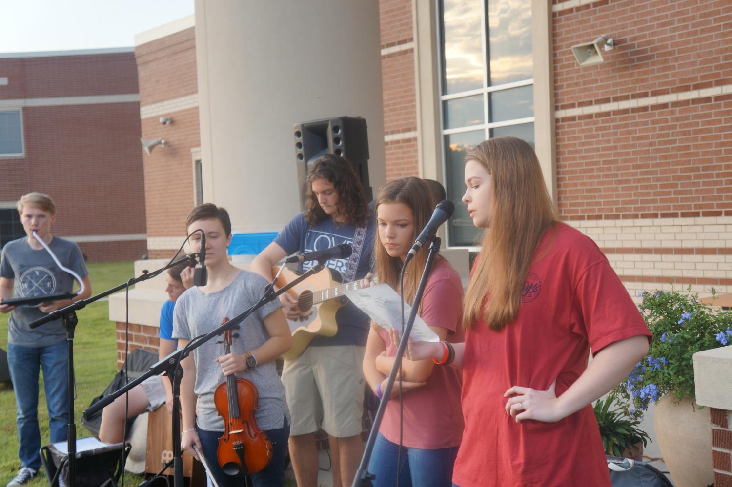 Students gather for See You at the Pole