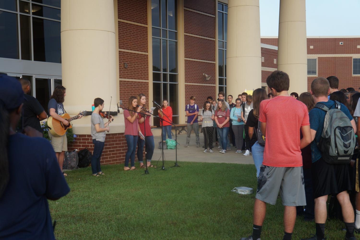 Students gather for See You at the Pole