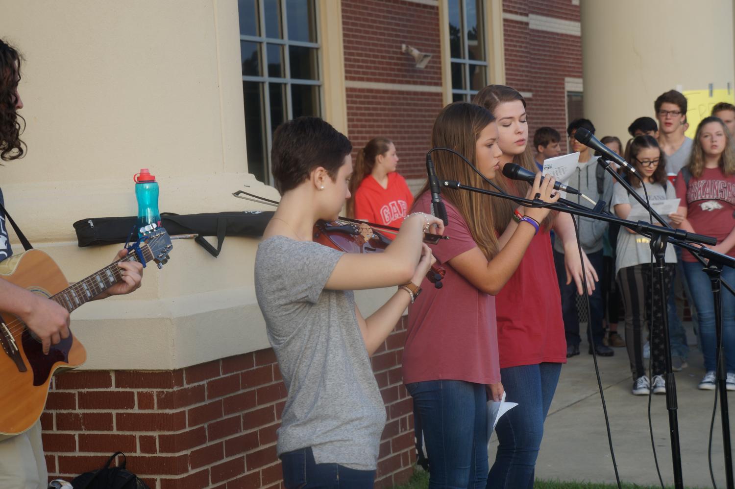 Students gather for See You at the Pole