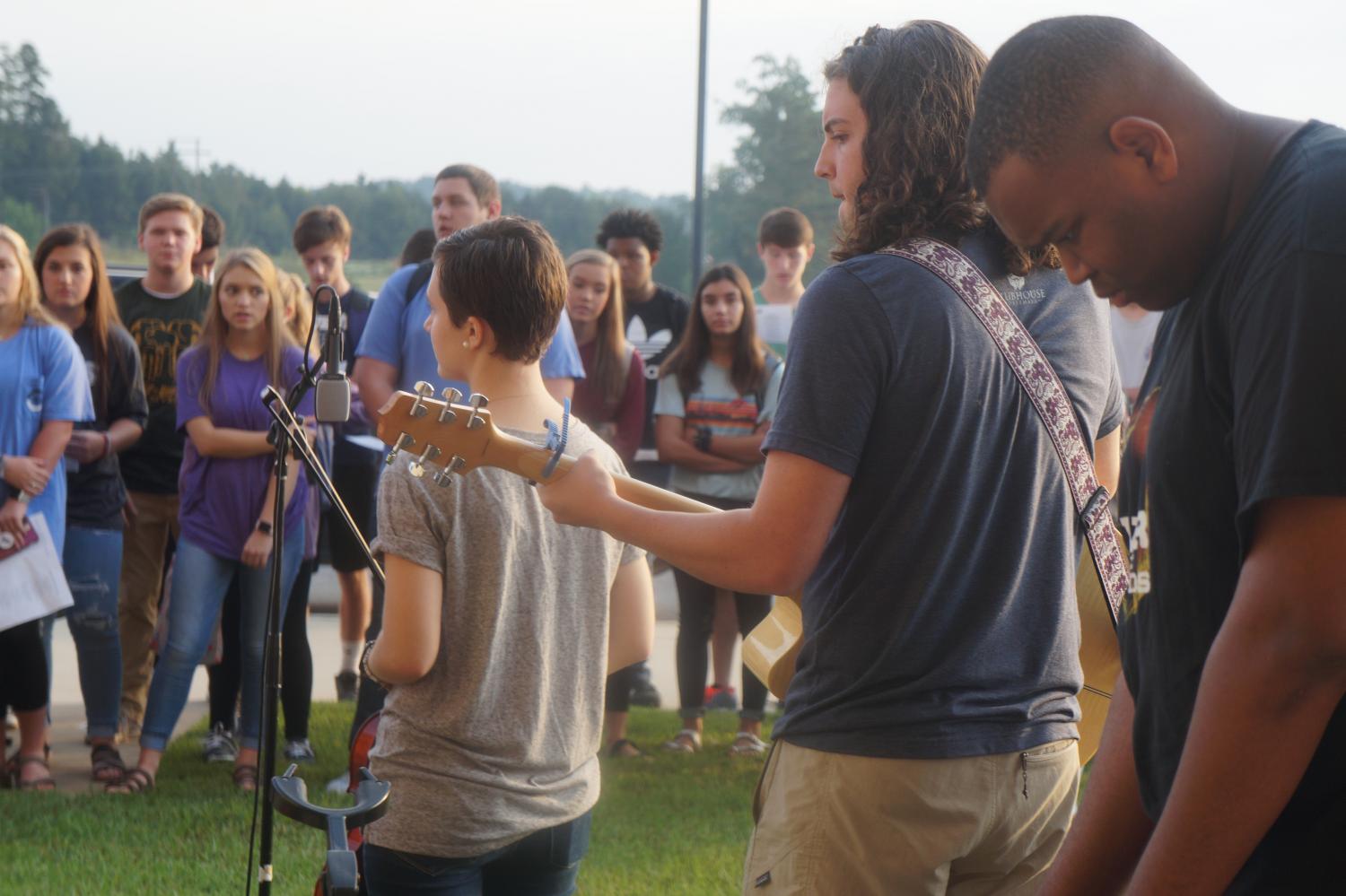 Students gather for See You at the Pole