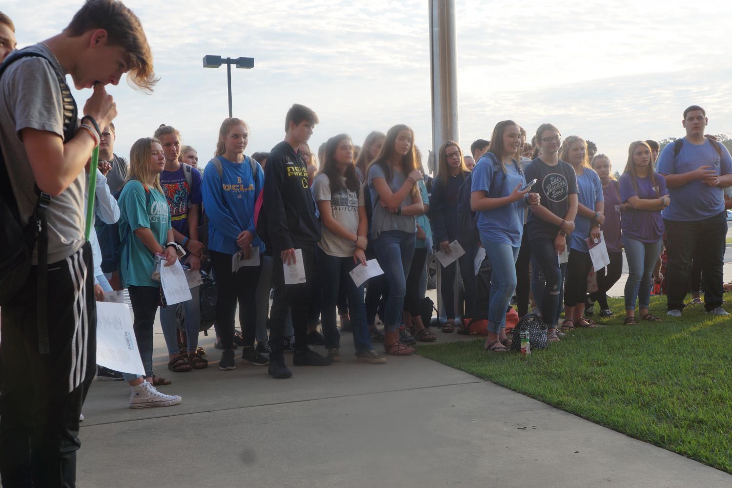 Students gather for See You at the Pole