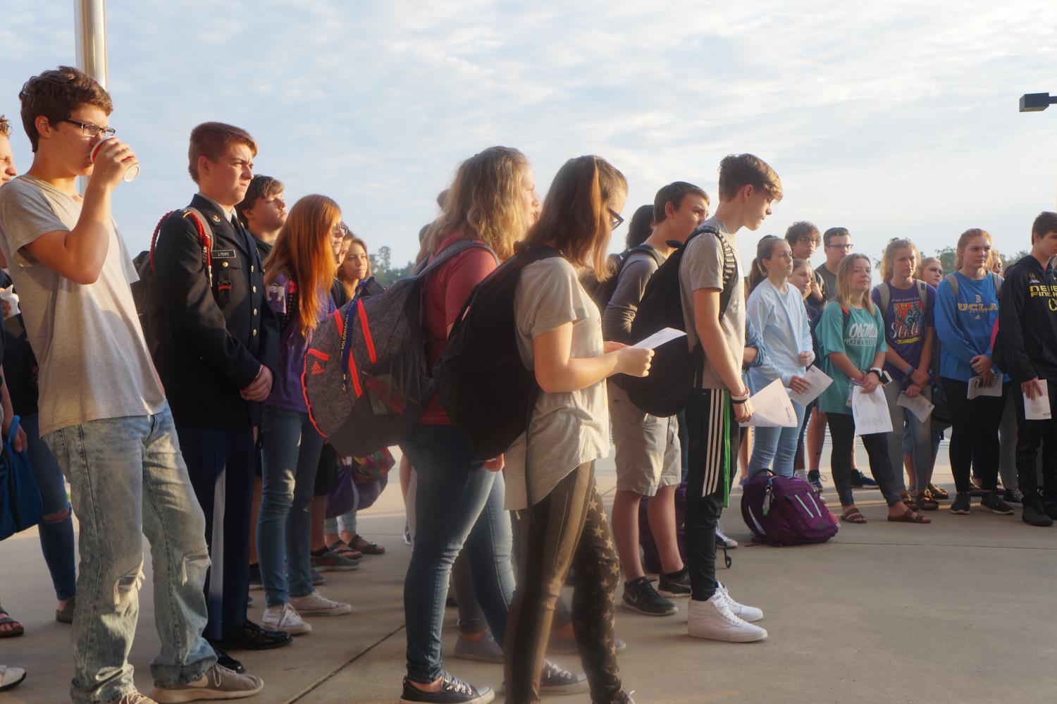 Students gather for See You at the Pole