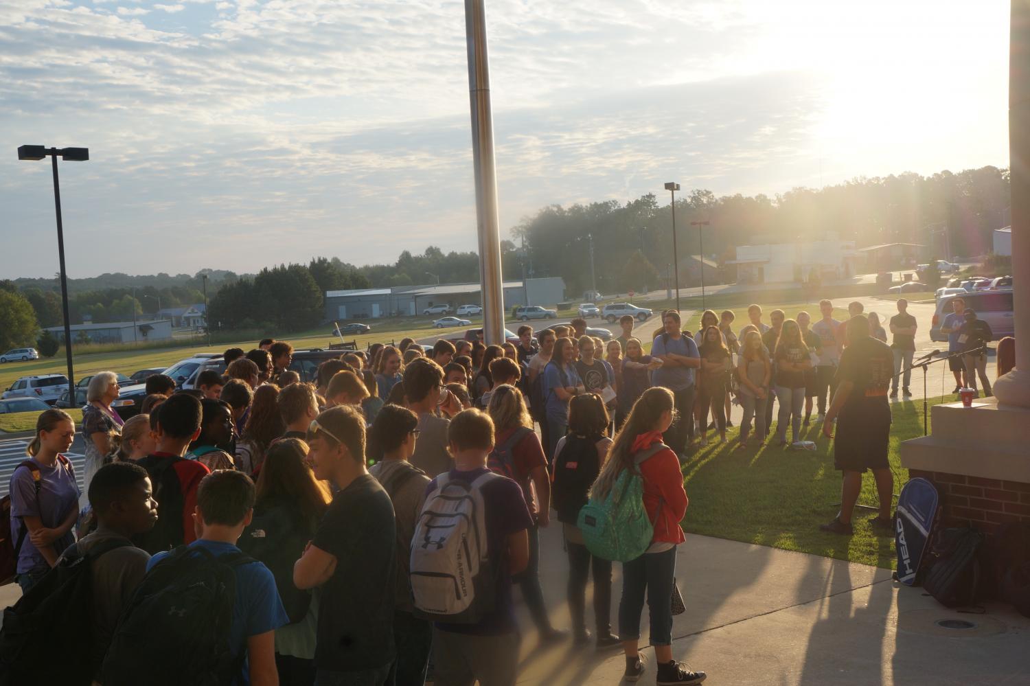 Students gather for See You at the Pole