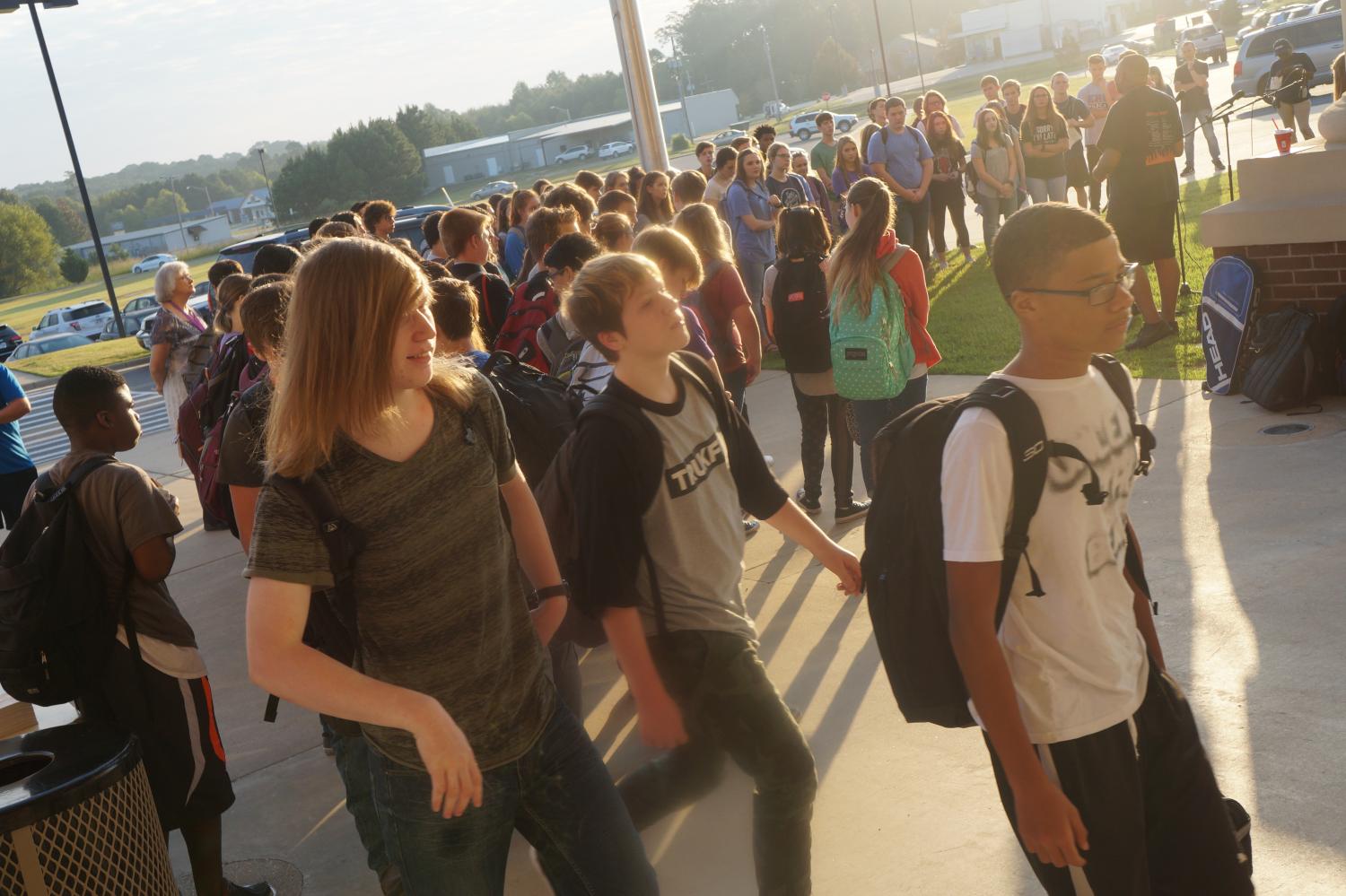 Students gather for See You at the Pole