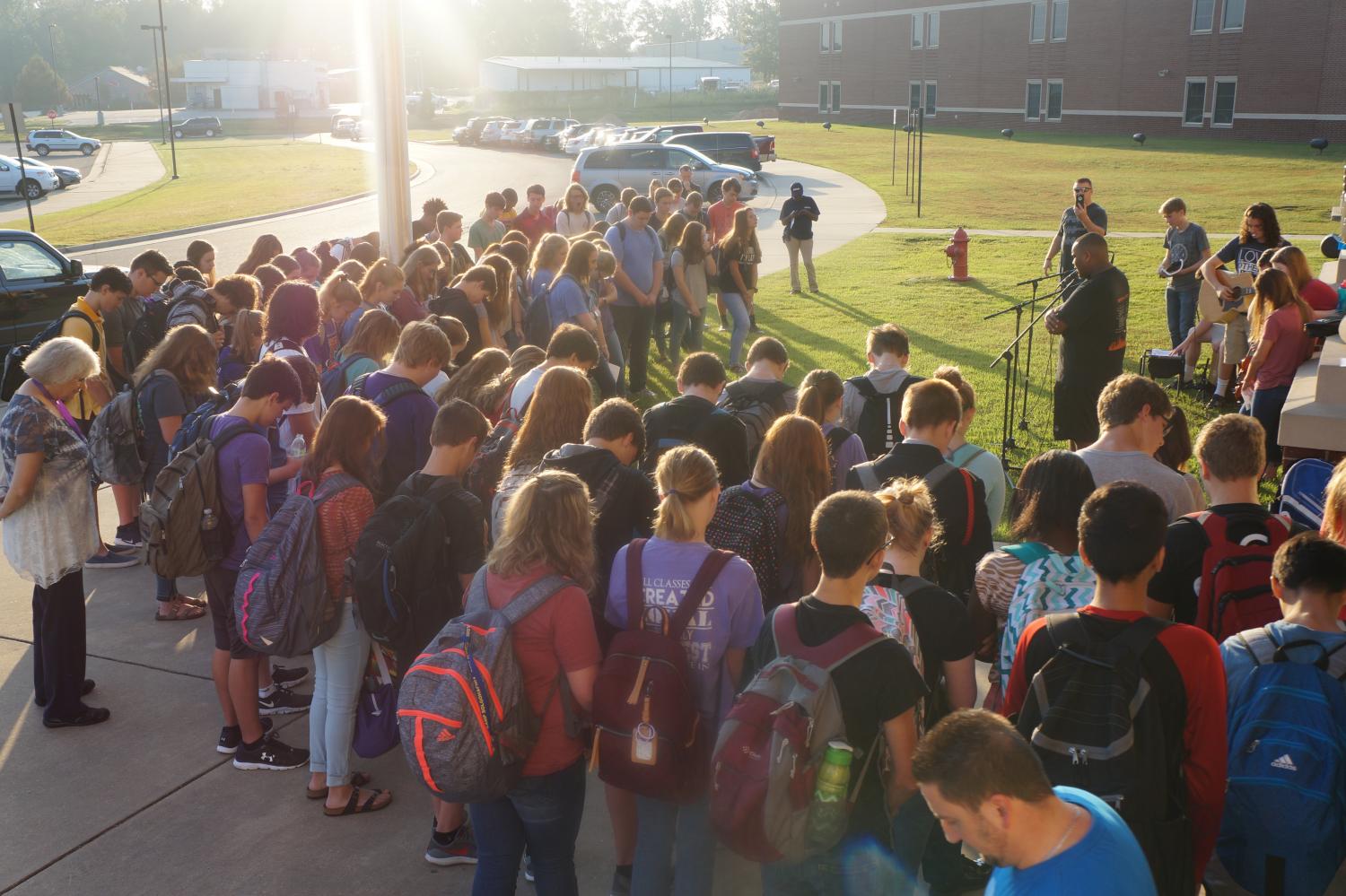 Students gather for See You at the Pole