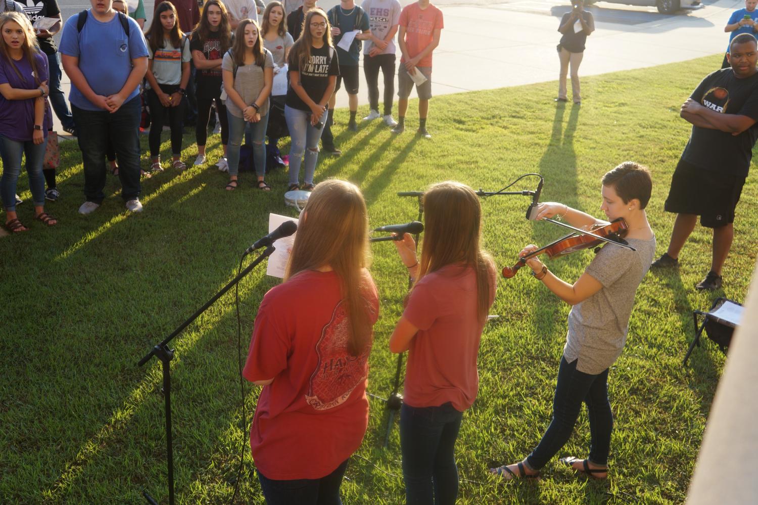 Students gather for See You at the Pole