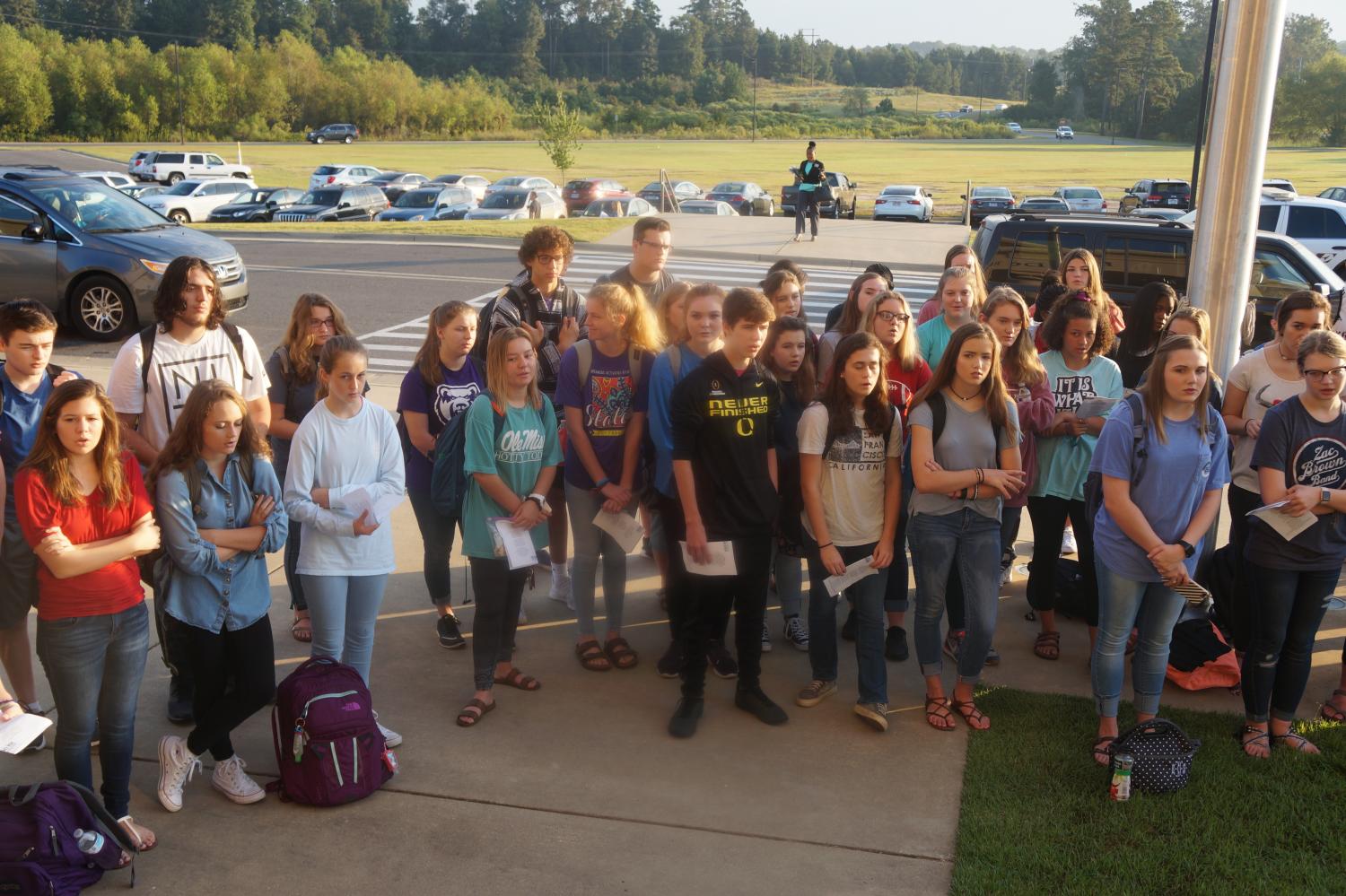 Students gather for See You at the Pole