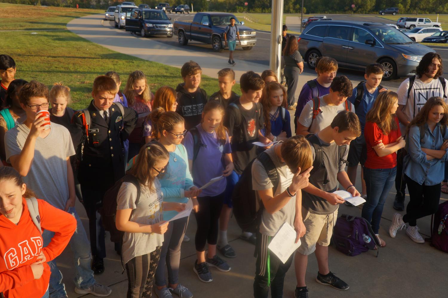 Students gather for See You at the Pole