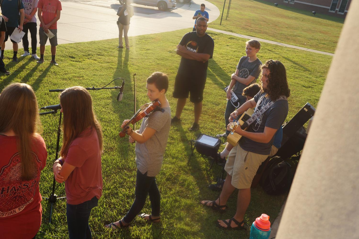 Students gather for See You at the Pole