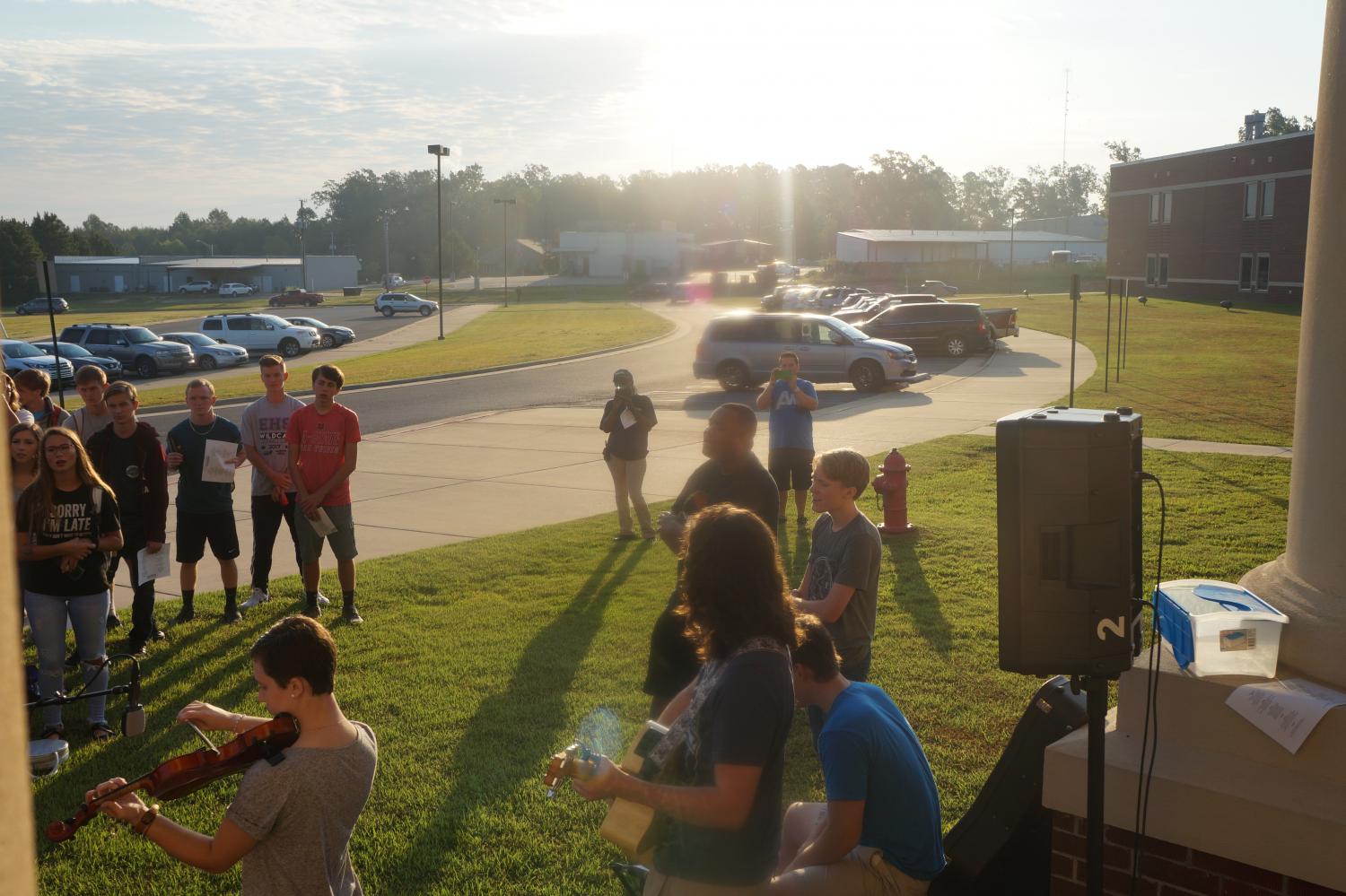 Students gather for See You at the Pole