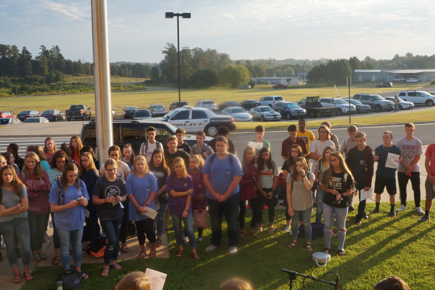 Students gather for See You at the Pole