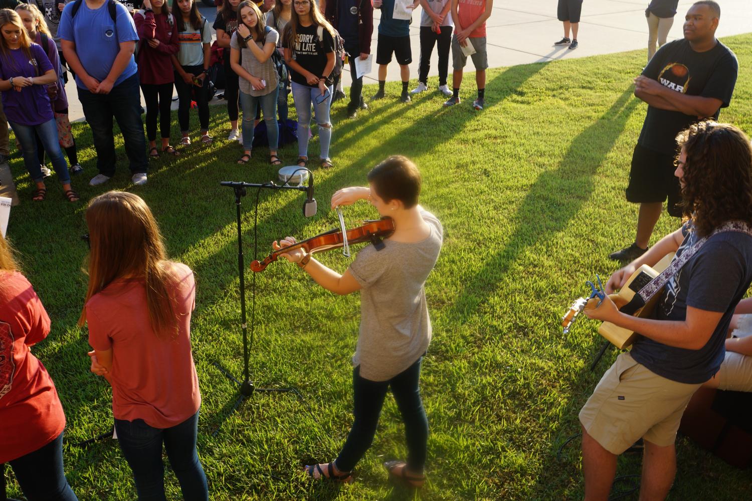 Students gather for See You at the Pole