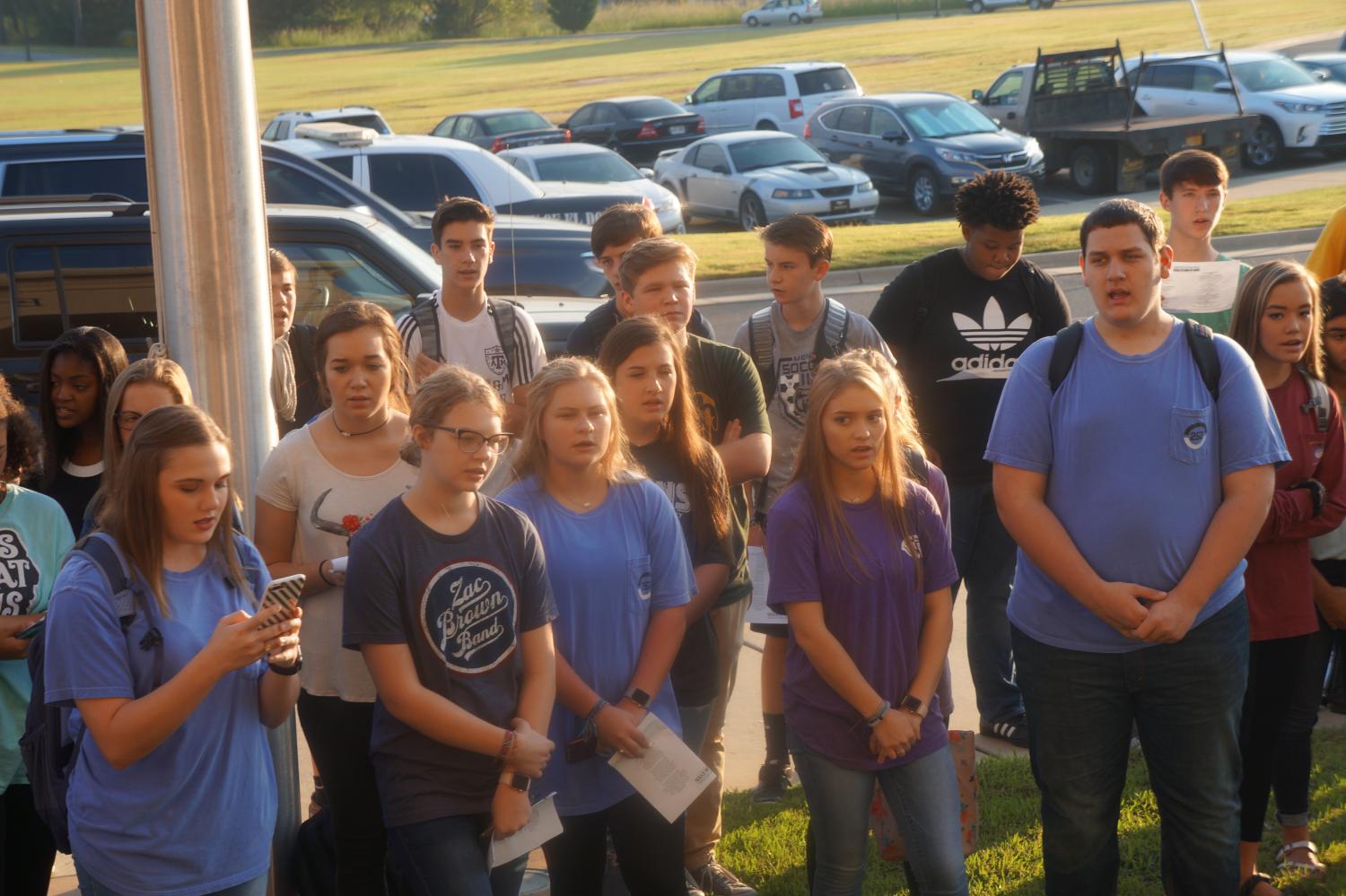 Students gather for See You at the Pole