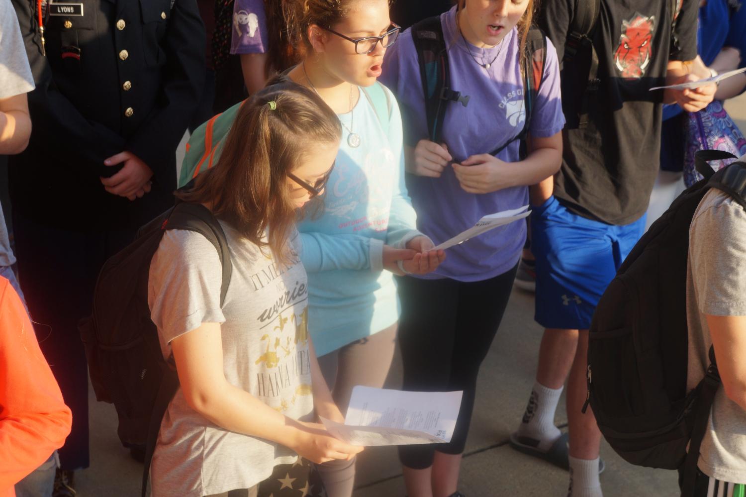 Students gather for See You at the Pole