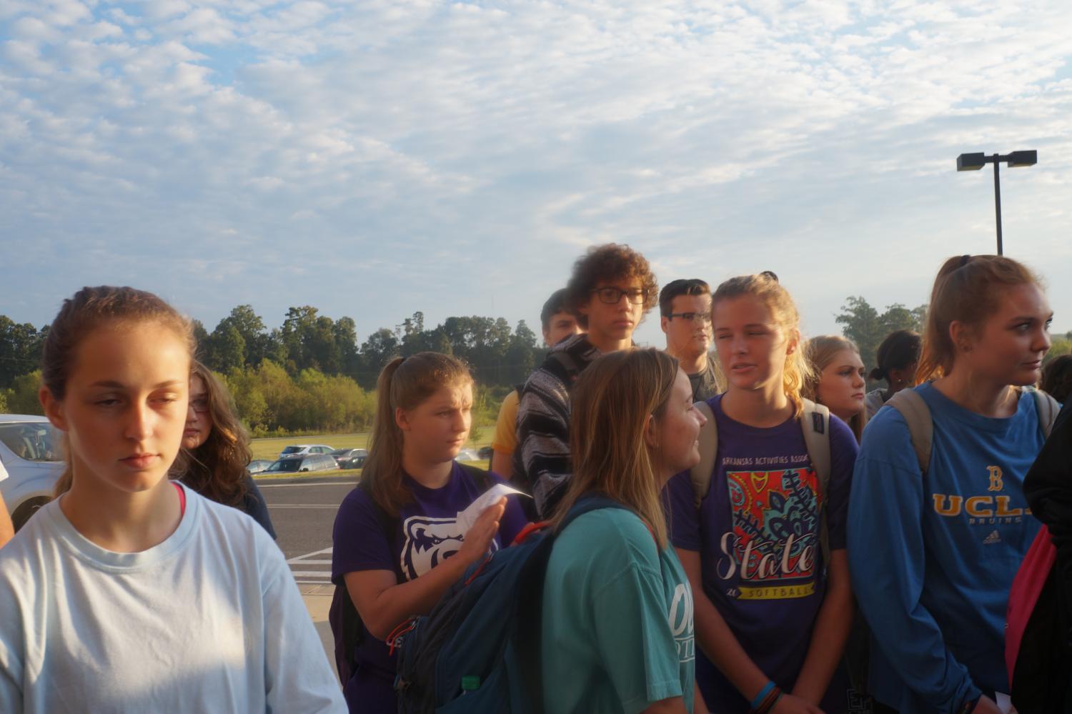 Students gather for See You at the Pole