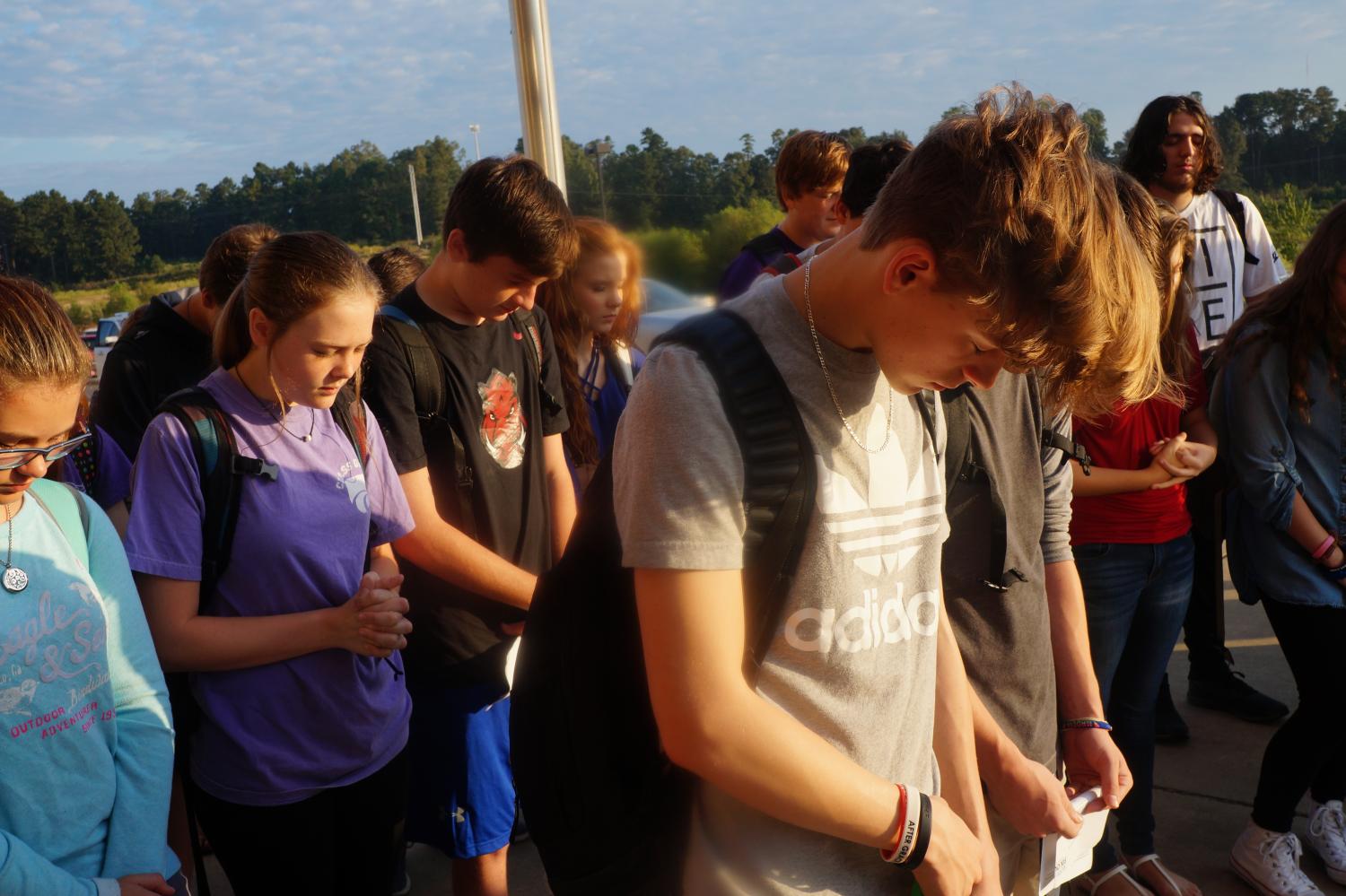 Students gather for See You at the Pole