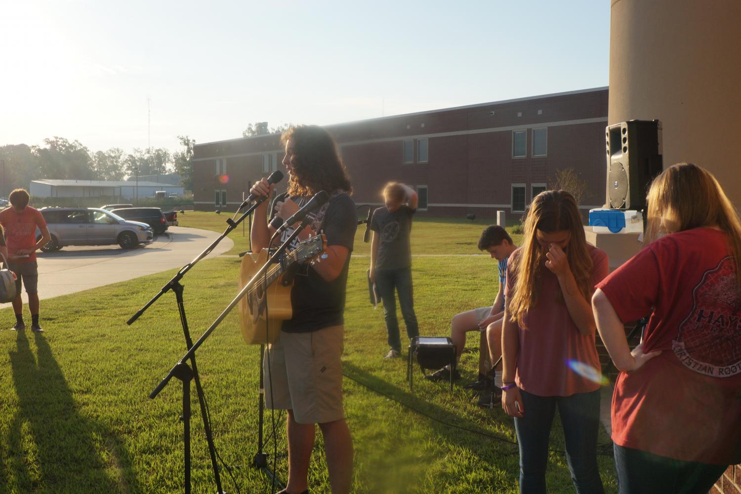 Students gather for See You at the Pole