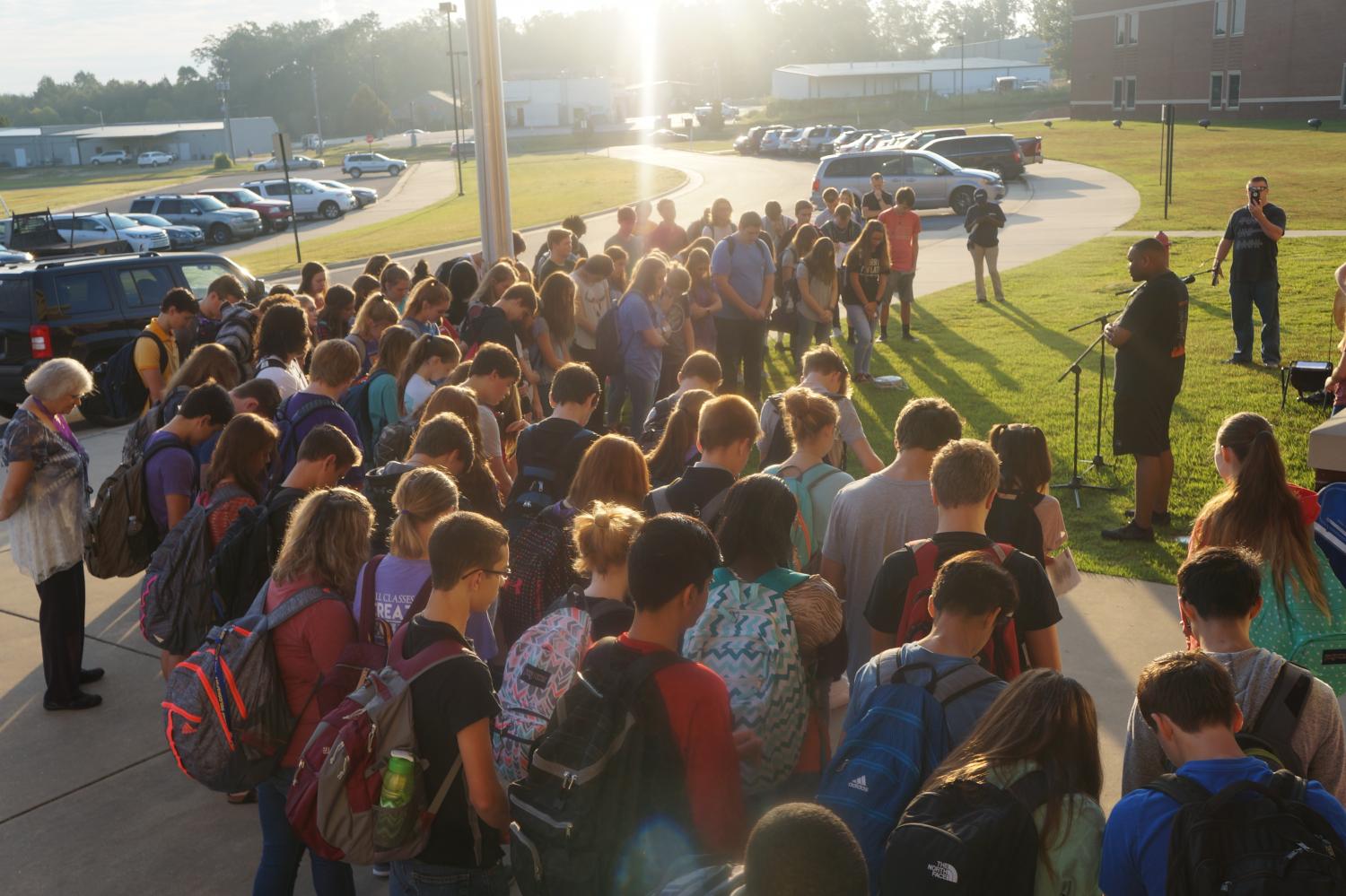 Students gather for See You at the Pole