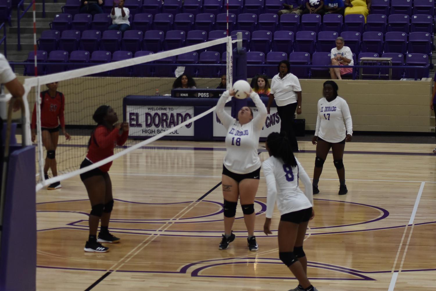EHS Volleyball squares off against Camden-Fairview