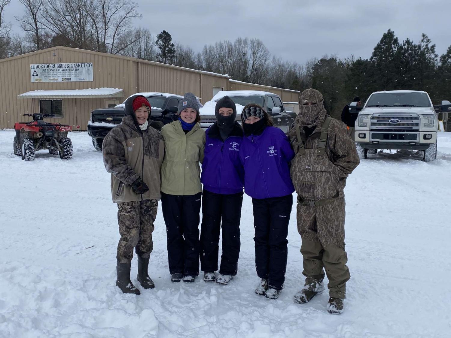 El Dorado Students Enjoying The Snow Days