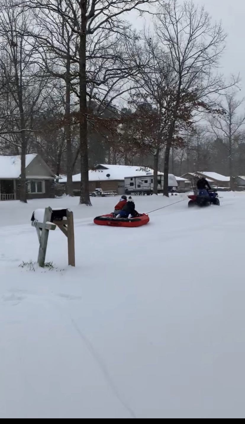 El Dorado Students Enjoying The Snow Days