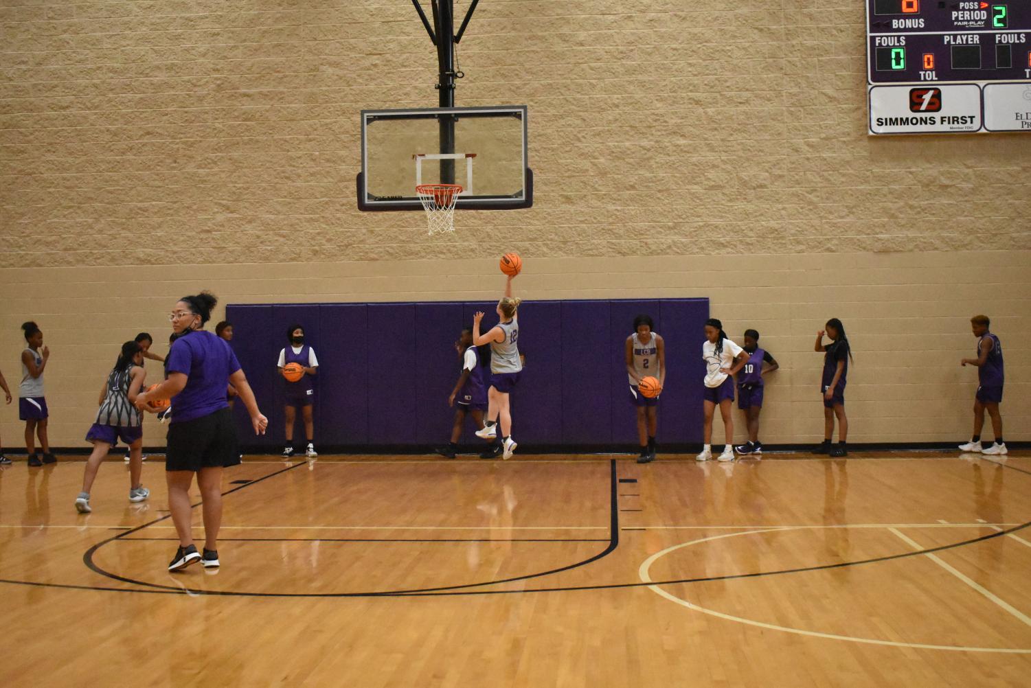 EHS Girls Basketball Practice On 8/26/21