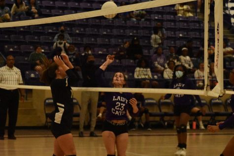 Junior Varsity Volleyball and Varsity Volleyball play against Hot Springs this past Tuesday.