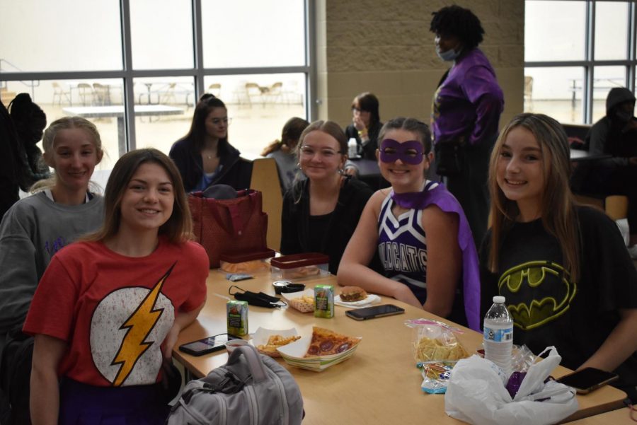 EHS+students+dressed+up+last+Friday+for+Super+Hero+Day.
