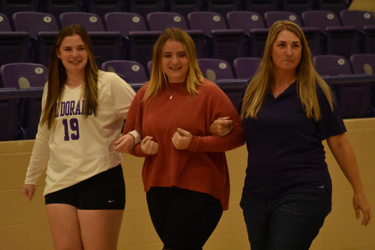 Seniors Get Recognition For Their Hard Work On Senior Night For Volleyball