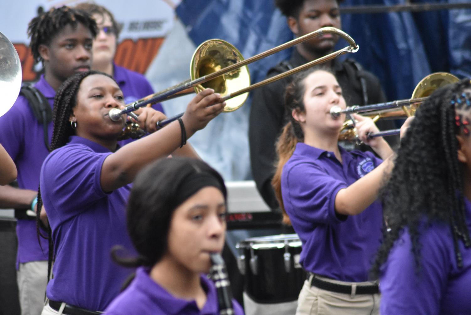 EHS Performance Groups Blow the Town Away At Music Fest 2021