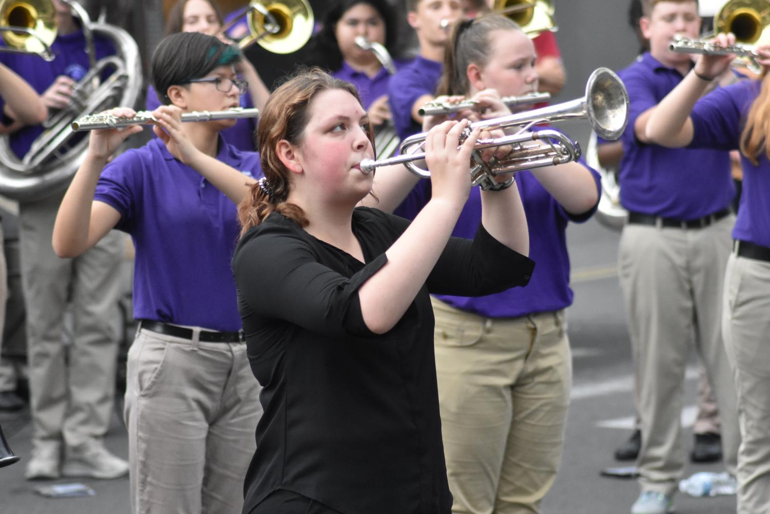 EHS Performance Groups Blow the Town Away At Music Fest 2021