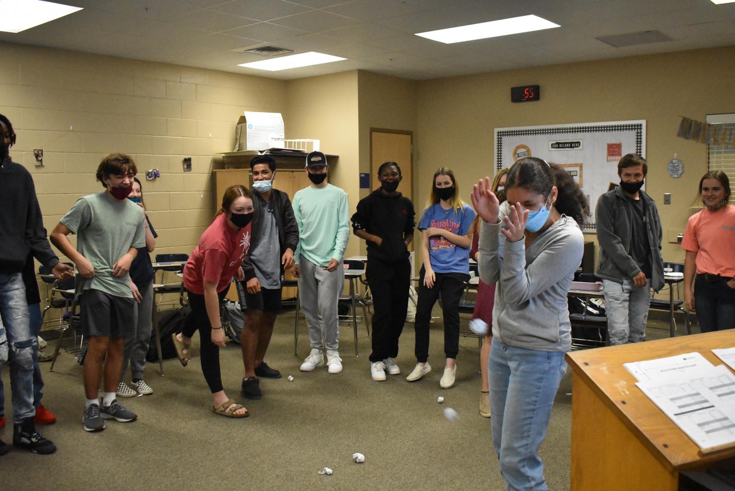 Mrs.Richardson's English Classes Recreate The Lottery By Shirley Jackson