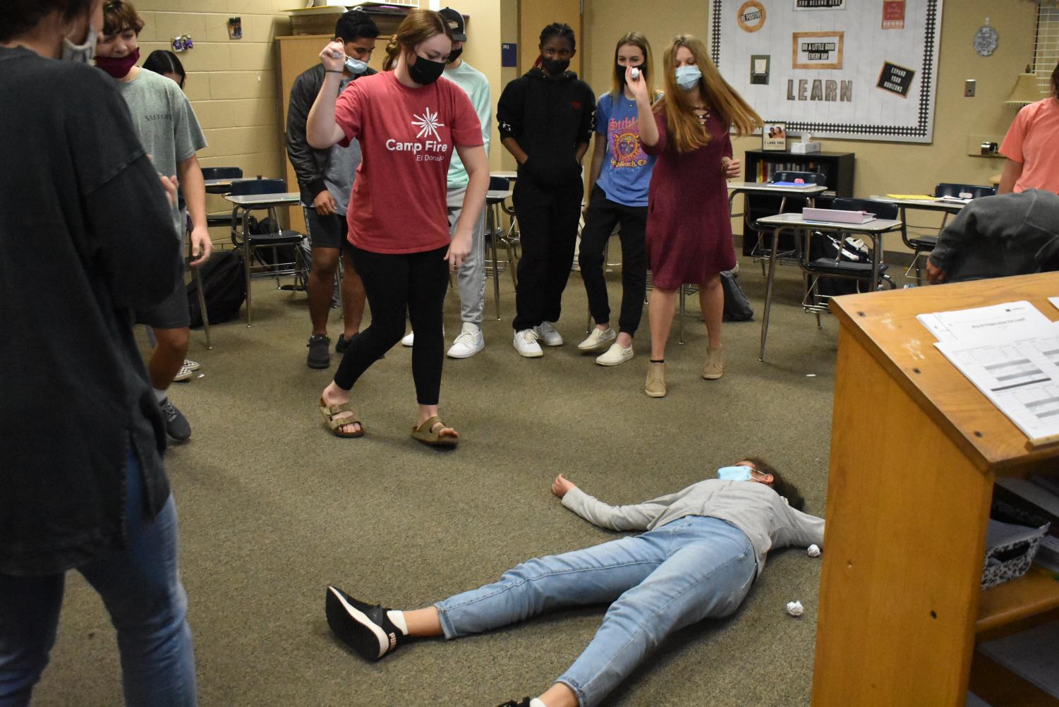 Mrs.Richardson's English Classes Recreate The Lottery By Shirley Jackson