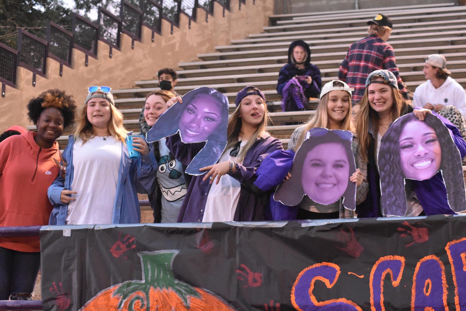 Seniors Walk The Field For Senior Night Before The Football Game Against Searcy