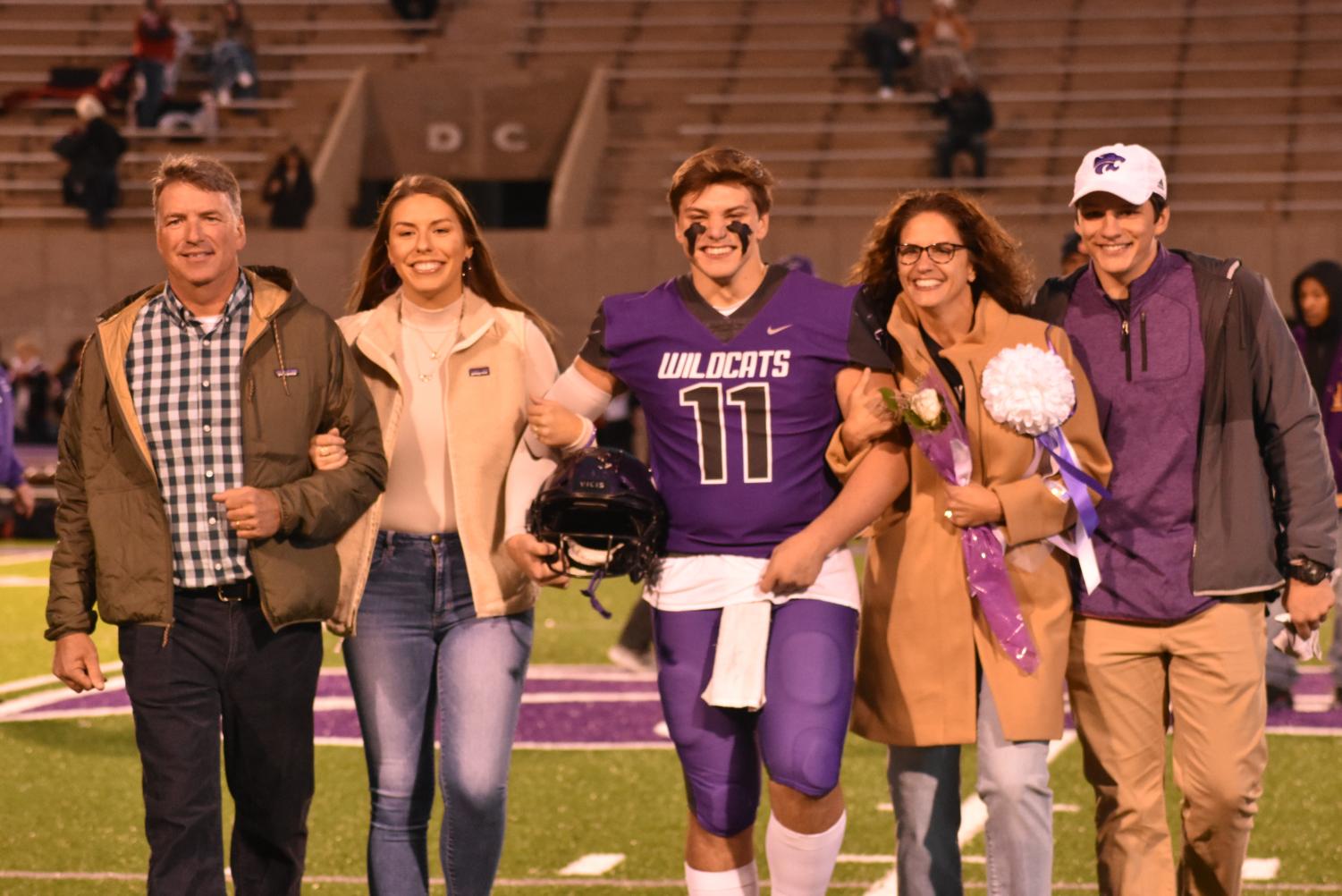 Seniors Walk The Field For Senior Night Before The Football Game Against Searcy