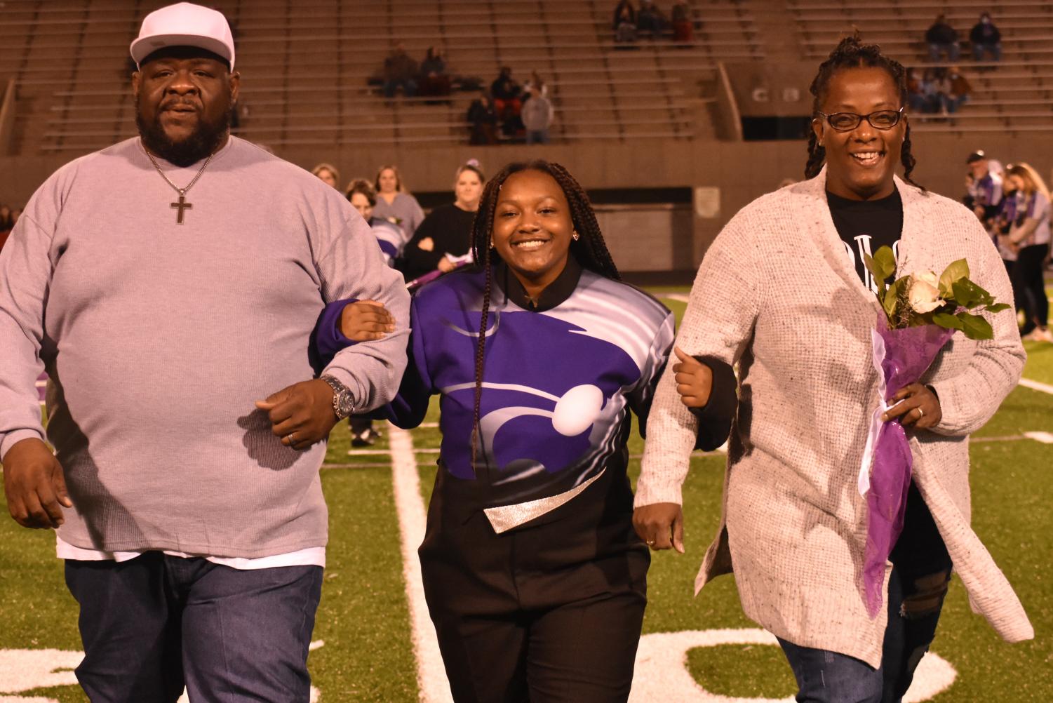 Seniors Walk The Field For Senior Night Before The Football Game Against Searcy