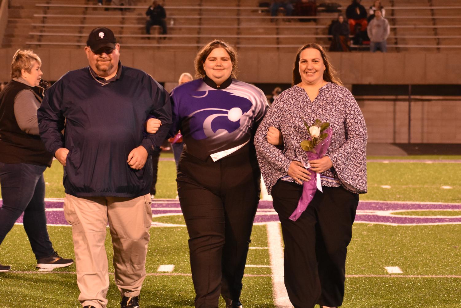 Seniors Walk The Field For Senior Night Before The Football Game Against Searcy