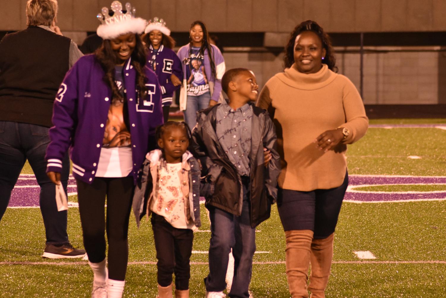 Seniors Walk The Field For Senior Night Before The Football Game Against Searcy