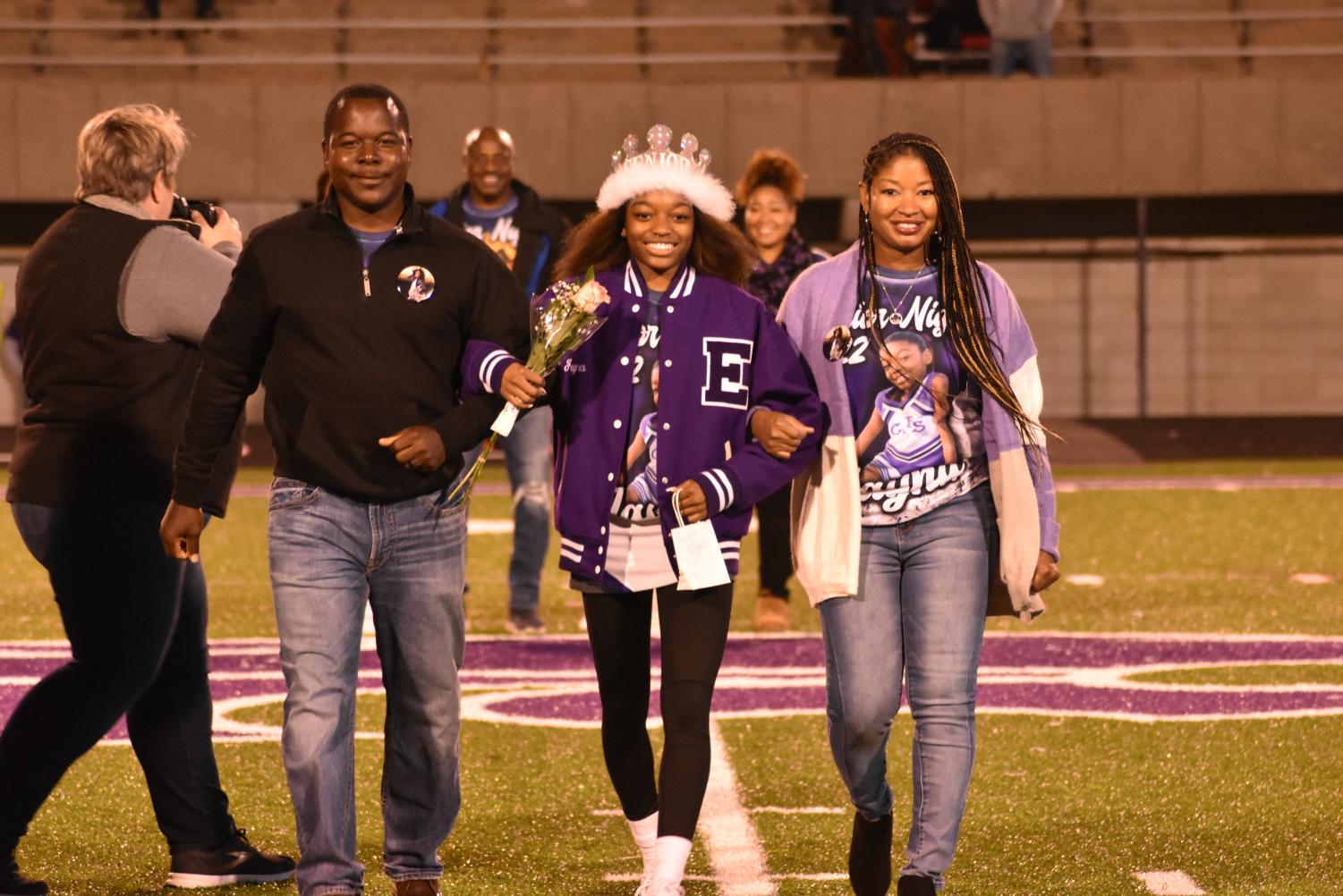 Seniors Walk The Field For Senior Night Before The Football Game Against Searcy