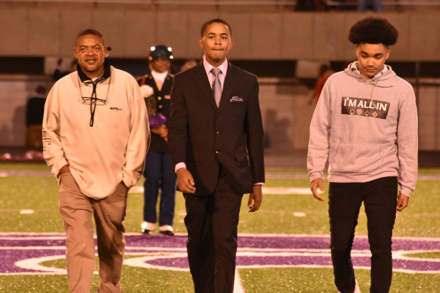 Seniors Walk The Field For Senior Night Before The Football Game Against Searcy