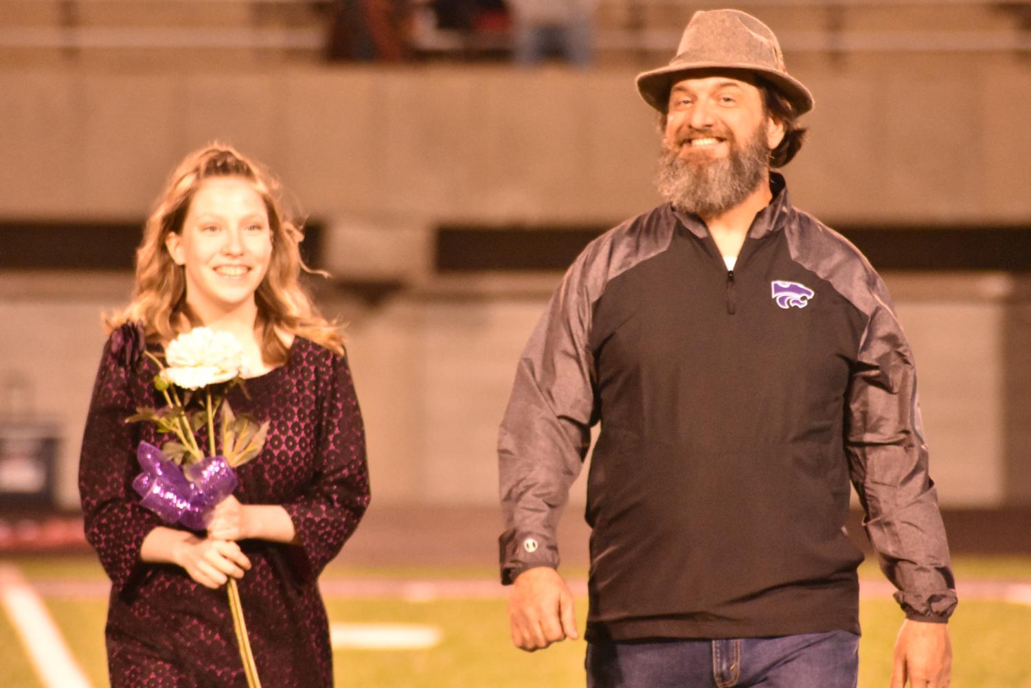 Seniors Walk The Field For Senior Night Before The Football Game Against Searcy